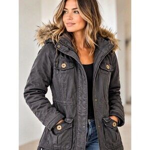 JEEP Hooded Winter Parka — Size Small